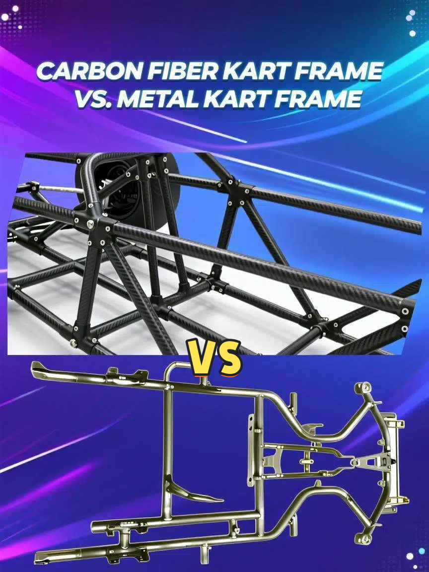 Carbon fiber kart frame VS metal kart frame