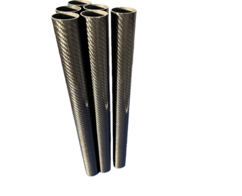 Seven high-strength carbon fiber long tubes with a thickness of two millimeters and a diameter of 25mm are placed vertically Seven high-strength carbon fiber long tubes with a thickness of two millimeters and a diameter of 25mm are placed vertically