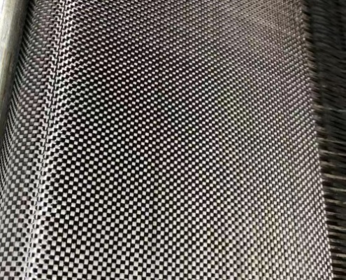 A picture of 3K plain weave fabric A picture of 3K plain weave fabric.