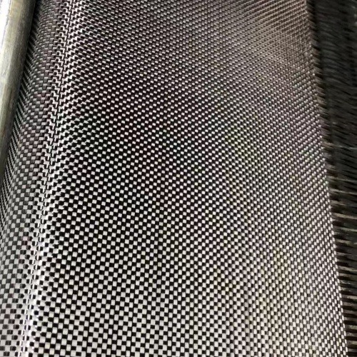 A picture of 3K plain weave fabric.​