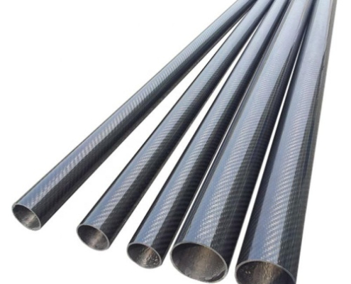 A picture of a carbon fiber tube. A picture of a carbon fiber tube.