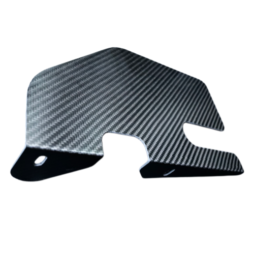 45-degree view of the cover plate for the special carbon fiber machinery equipment
