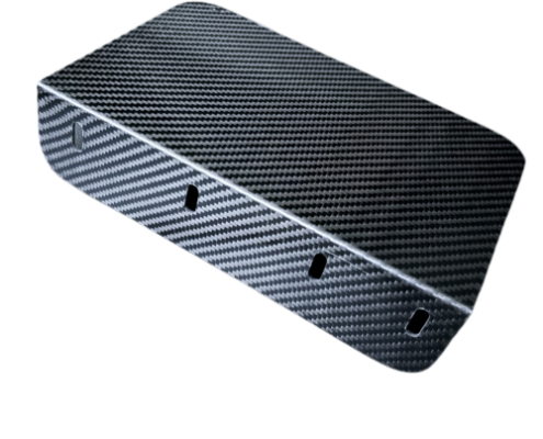 Angled carbon fiber mechanical equipment cover plate Angled carbon fiber mechanical equipment cover plate