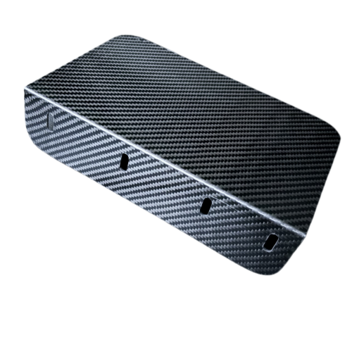 Angled carbon fiber mechanical equipment cover plate Angled carbon fiber mechanical equipment cover plate