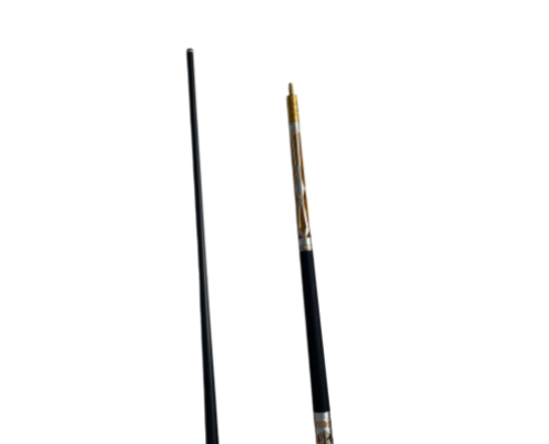 Carbon fiber billiard cue - front section and rear section Carbon fiber billiard cue - front section and rear section