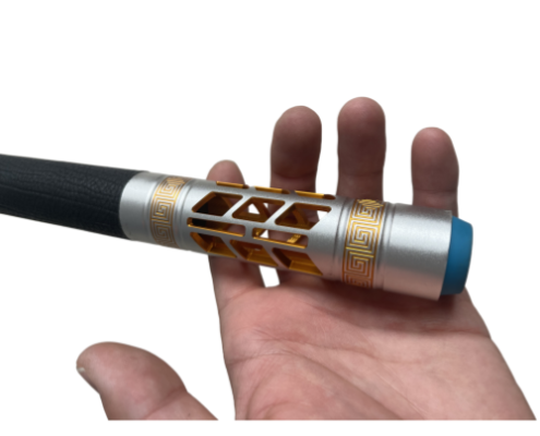 Carbon fiber billiard cue handle display Carbon fiber billiard cue handle display
