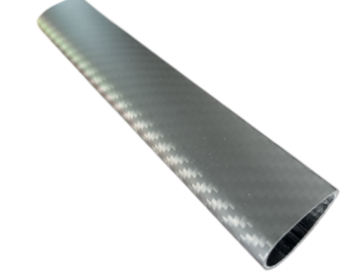 Carbon fiber droplet tube with 3k twill and matte finish Carbon fiber droplet tube with 3k twill and matte finish