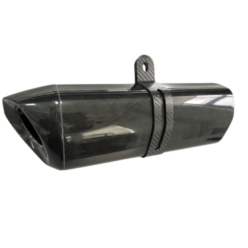 Carbon fiber exhaust pipe and carbon fiber clamp Carbon fiber exhaust pipe and carbon fiber clamp