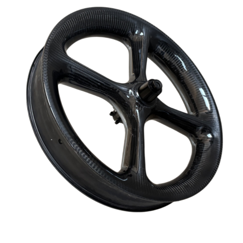 Carbon fiber hub plain weave display Carbon fiber hub plain weave display