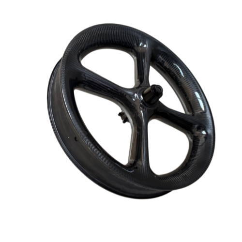 Carbon fiber hub weave