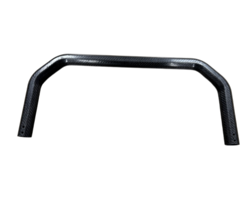 Carbon fiber octagonal U-shaped tube with 3k twill pattern Carbon fiber octagonal U-shaped tube with 3k twill pattern